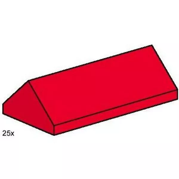 Bulk Bricks 3445 2x4 Ridge Roof Tiles Steep Sloped Red