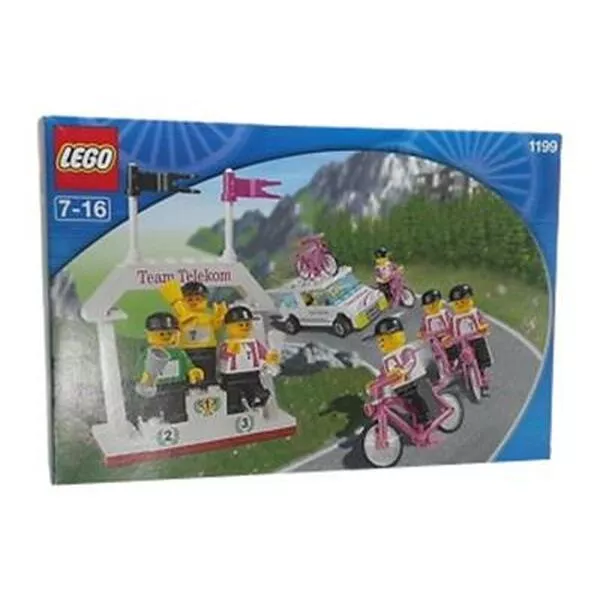 Town 1198 Telekom Race Cyclists and Service Crew