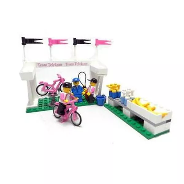 Town 1198 Telekom Race Cyclists and Service Crew