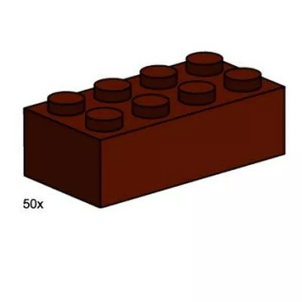 Bulk Bricks 3754 2x4 Brown Bricks