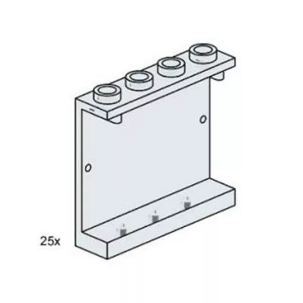Bulk Bricks 3507 1x4x3 Wall Element Clear