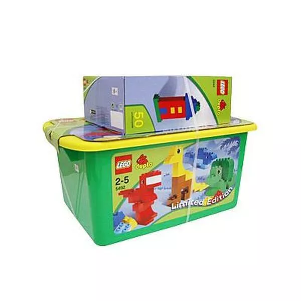 DUPLO 66151 Limited Edition Green Brick Tub Plus Bonus Pack
