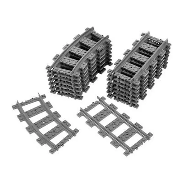 City 7896 Straight and Curved Rails