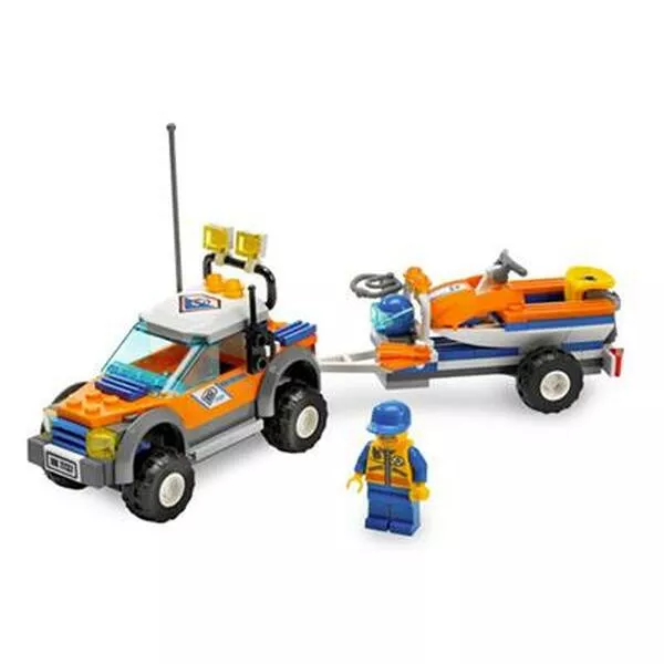 City 7737 Coast Guard 4WD & Jet Scooter
