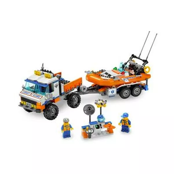 City 7726 Coast Guard Truck with Speed Boat