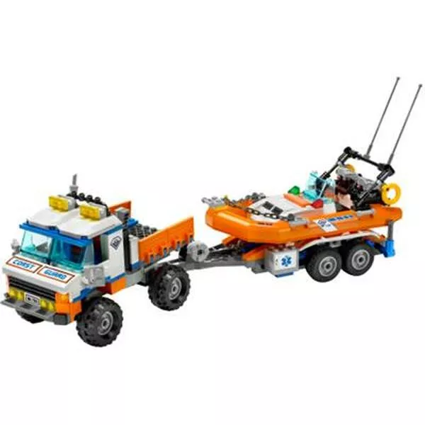 City 7726 Coast Guard Truck with Speed Boat