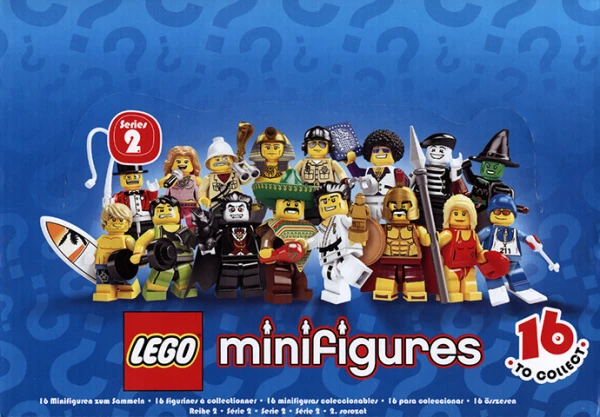 Minifigures 8684-18 Серия 2 Запечатанная коробка