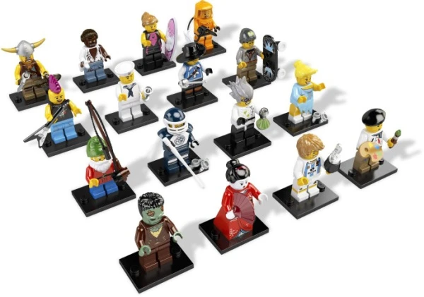 Minifigures 8804-17 Серия 4. Полный набор минифигурок