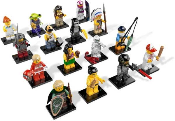 Minifigures 8803-17 Полный набор серии 3