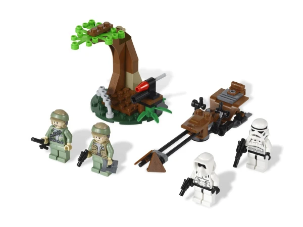 Star Wars 9489 Боевой набор Повстанца Эндора и Имперского Стражника