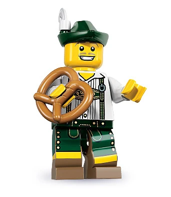 Minifigures 8833-3 Парень в кожаных штанах