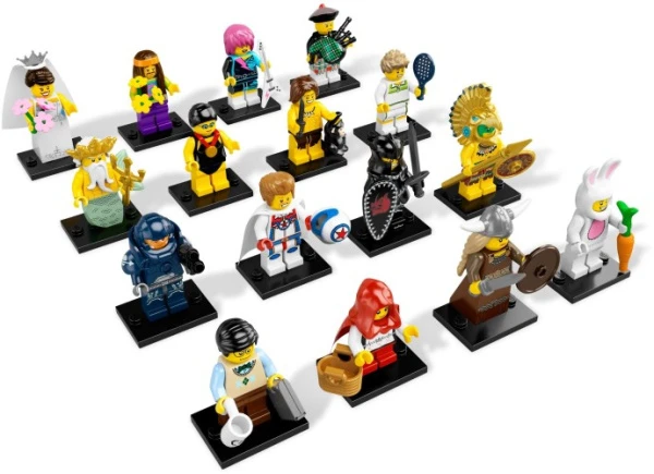 Minifigures 8831-17 Серия 7. Полный набор минифигурок
