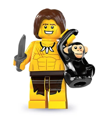 Minifigures 8831-10 Мальчик из джунглей