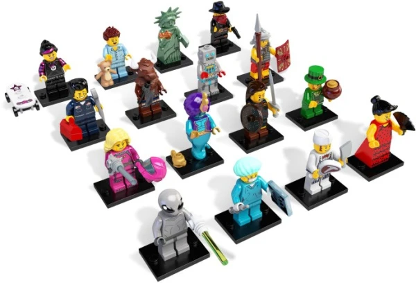 Minifigures 8827-17 Полный набор Series 6