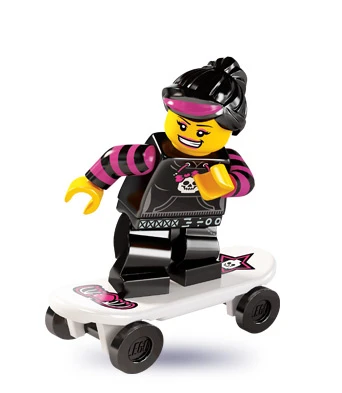 Minifigures 8827-12 Девочка-скейтбордистка