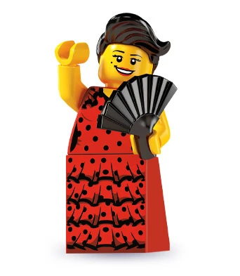 Minifigures 8827-6 Фламенко танцовщица