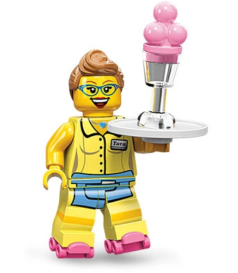 Minifigures 71002-13 Официантка кафе