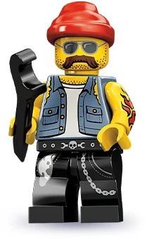 Minifigures 71001-16 Механик на мотоцикле