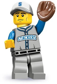 Minifigures 71001-13 Бейсболист