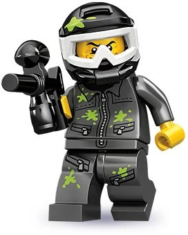 Minifigures 71001-9 Игрок в пейнтбол
