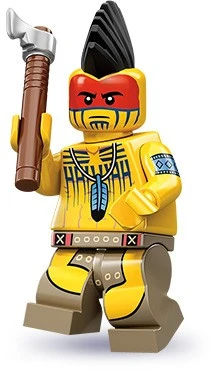Minifigures 71001-5 Воин с томагавком