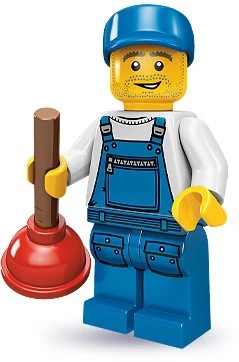 Minifigures 71000-16 Сантехник
