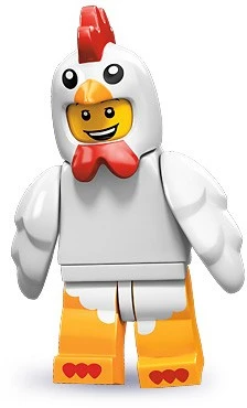 Minifigures 71000-7 Парень в костюме курицы