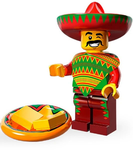 Minifigures 71004-12 Парень из вторника тако