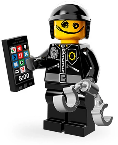 Minifigures 71004-7 Рисующий Плохой Коп