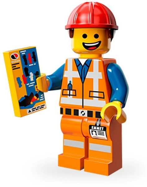 Minifigures 71004-3 Эммет в каске