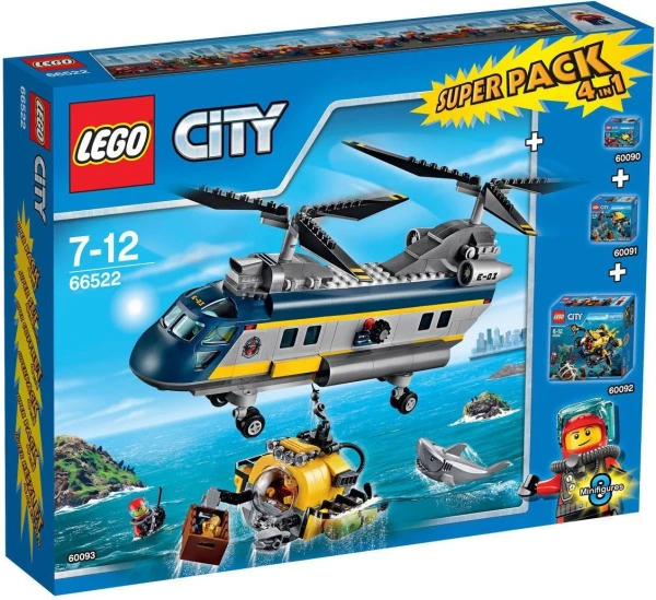 City 66522 Исследователи глубин. Суперпак 4-в-1
