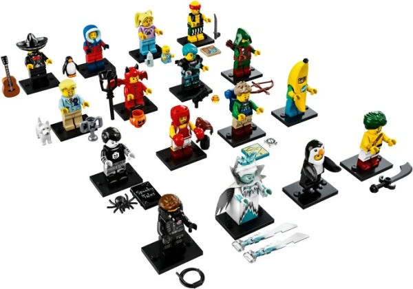 Minifigures 71013-17 Серия 16. Полный набор