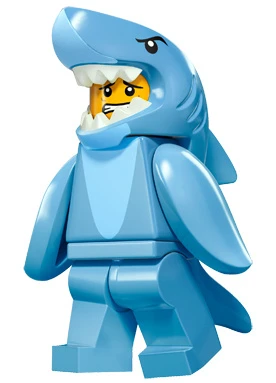 Minifigures 71011-13 Парень в акульем костюме