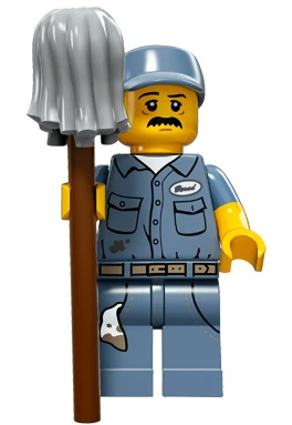 Minifigures 71011-9 Уборщик