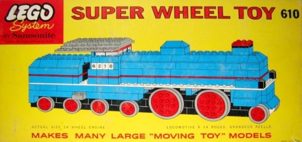Samsonite 610-3 Набор игрушек Super Wheel в длинной коробке