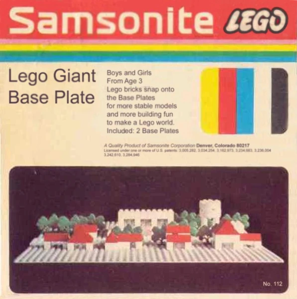 Samsonite 112-3 Строительная пластина-основание 40x40