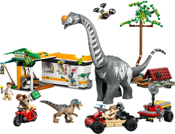 Jurassic World 76973 Миссия отслеживания Раптора и Титанозавра