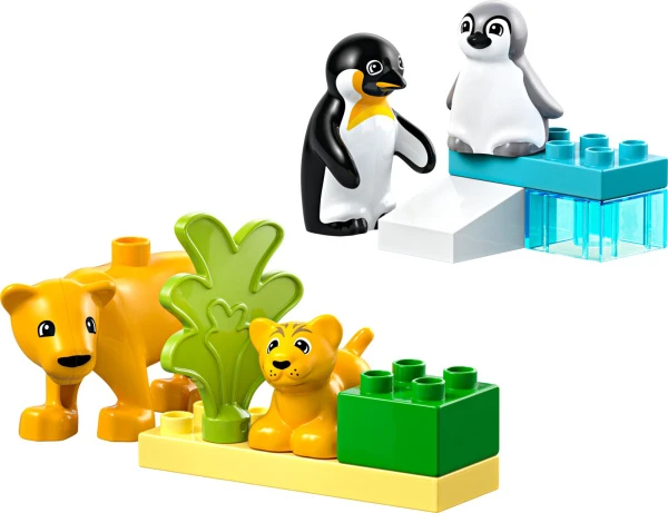 DUPLO 10442 Дикие животные: пингвины и львы