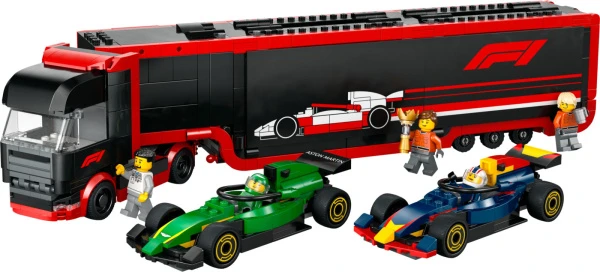 City 60445 Грузовик F1 с RB20 и AMR24