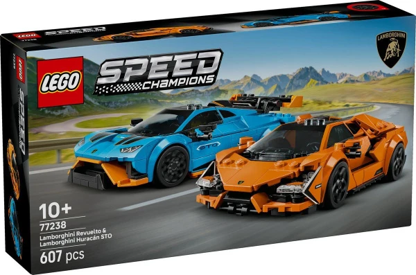 Speed Champions 77238 Lamborghini Revuelto & Huracán STO