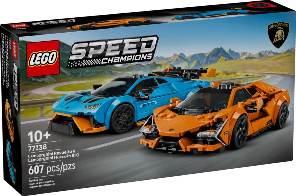 Speed Champions 77238 Lamborghini Revuelto & Huracán STO