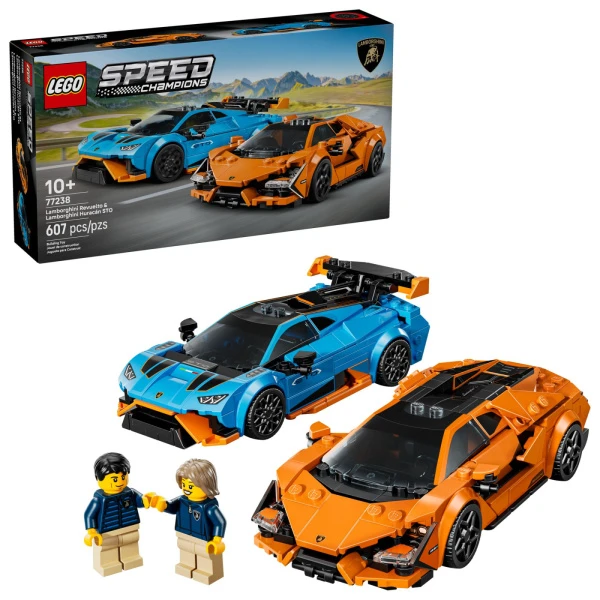 Speed Champions 77238 Lamborghini Revuelto & Huracán STO