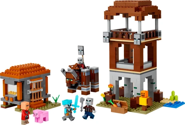 Minecraft 21278 Опорный пункт грабителей и странник