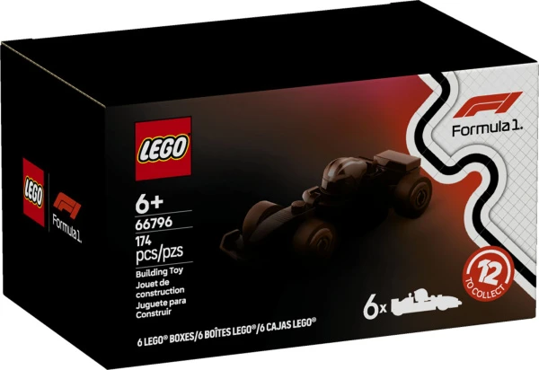 Minifigures 66796-1 Коллекционные гоночные автомобили F1, набор из 6 штук