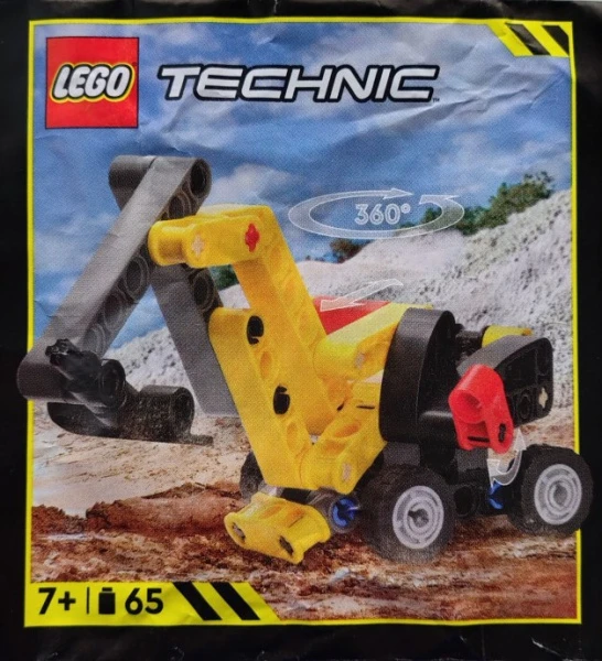 Technic 412504 Экскаватор с колёсами