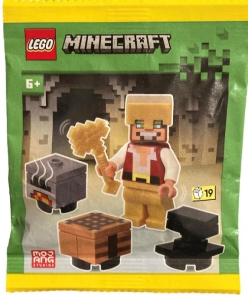 Minecraft 472506 Герой с верстаком, печью и наковальней