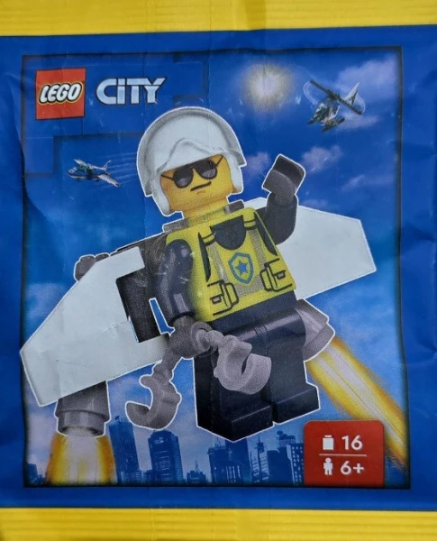 City 952507 Полицейский с реактивным ранцем