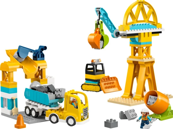 DUPLO 10476 Стройплощадка и машины, 3 в 1