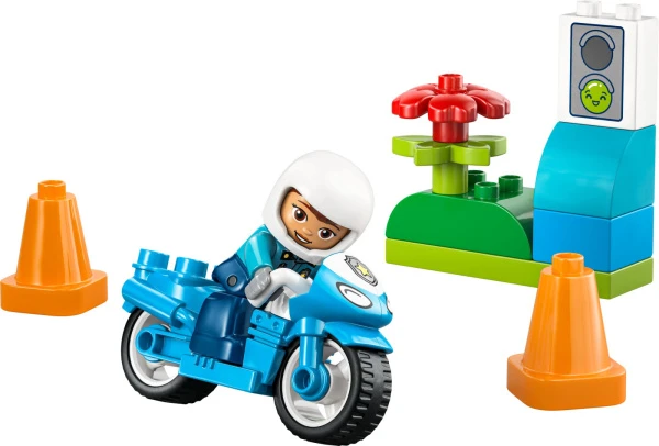 DUPLO 10471 Синий полицейский мотоцикл
