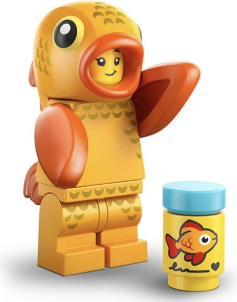 Minifigures 71051-3 Девочка в костюме золотой рыбки